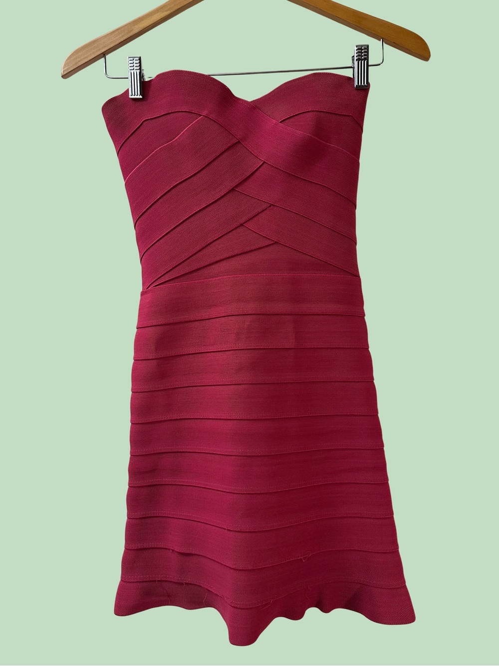 VINTAGE PLEASURE DOING BUSINESS Bandage Sweetheart Dress SIZE XS EXTRA SMALL